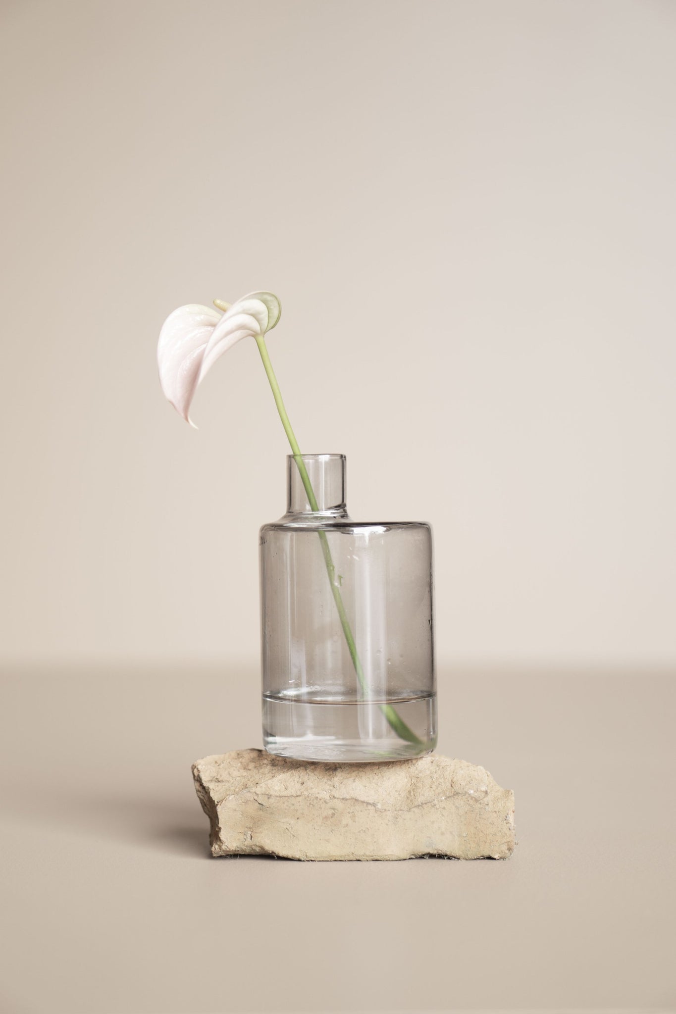 Glass vase small - Color smoke