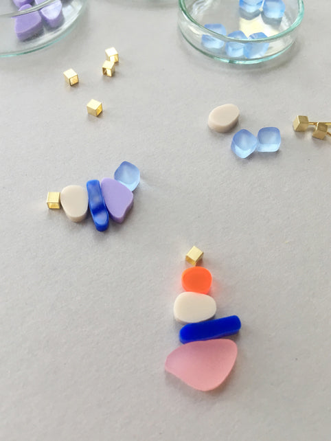 Necklace PEB-3.1 pebbles